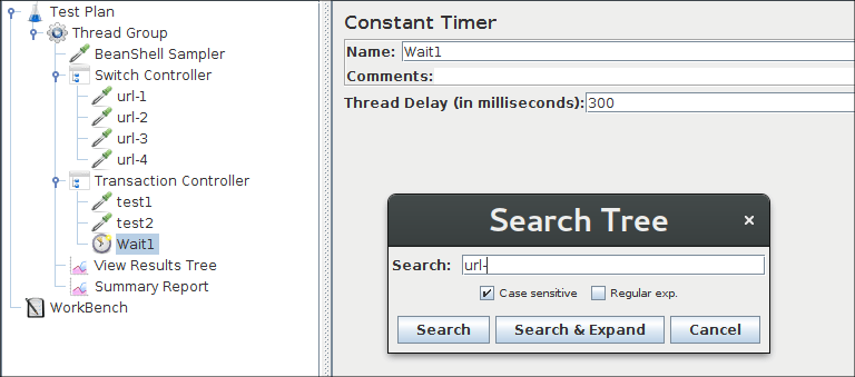 Abbildung 1 – Durchsuchen von Rohtext in TreeView