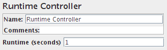 Screenshot für das Control-Panel des Runtime Controllers