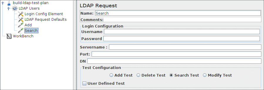 
                  Abbildung 8a.4.2 LDAP-Anforderung für integrierten Suchtest